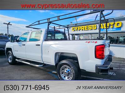 2015 Chevrolet Silverado 3500 CREW CAB 4X4 WITH RACK   - Photo 3 - Auburn, CA 95603