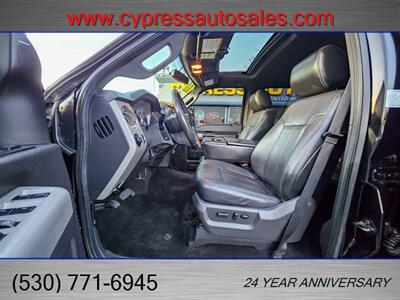 2016 Ford F-350 Super Duty 6.7L Diesel Lariat Crew Cab Dually 4x4   - Photo 14 - Auburn, CA 95603