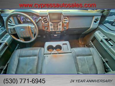2016 Ford F-350 Super Duty 6.7L Diesel Lariat Crew Cab Dually 4x4   - Photo 18 - Auburn, CA 95603