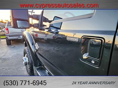 2016 Ford F-350 Super Duty 6.7L Diesel Lariat Crew Cab Dually 4x4   - Photo 27 - Auburn, CA 95603