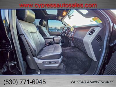 2016 Ford F-350 Super Duty 6.7L Diesel Lariat Crew Cab Dually 4x4   - Photo 16 - Auburn, CA 95603