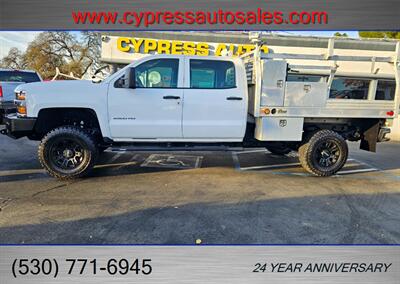 2015 Chevrolet Silverado 2500HD CREW CAB FLAT BED 4X4   - Photo 3 - Auburn, CA 95603