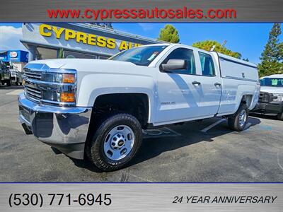 2016 Chevrolet Silverado 2500HD 4x4 LONG BED WITH SHELL   - Photo 1 - Auburn, CA 95603