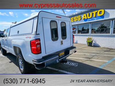 2016 Chevrolet Silverado 2500HD 4x4 LONG BED WITH SHELL   - Photo 5 - Auburn, CA 95603