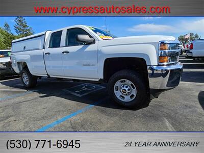 2016 Chevrolet Silverado 2500HD 4x4 LONG BED WITH SHELL   - Photo 13 - Auburn, CA 95603