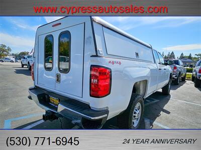 2016 Chevrolet Silverado 2500HD 4x4 LONG BED WITH SHELL   - Photo 10 - Auburn, CA 95603