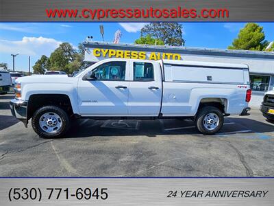 2016 Chevrolet Silverado 2500HD 4x4 LONG BED WITH SHELL   - Photo 2 - Auburn, CA 95603