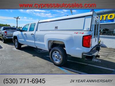 2016 Chevrolet Silverado 2500HD 4x4 LONG BED WITH SHELL   - Photo 3 - Auburn, CA 95603