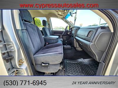 2005 Dodge Ram 2500 SLT 5.9L Cummins Crew Cab  4x4   - Photo 14 - Auburn, CA 95603