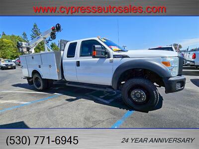 2016 Ford F450 4x4 SERVICE BODY W/CRANE   - Photo 1 - Auburn, CA 95603