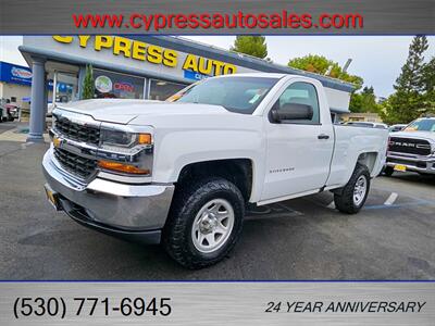 2016 Chevrolet Silverado 1500 REG CAB 4X4 LOW MILES   - Photo 1 - Auburn, CA 95603
