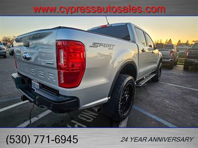 2019 Ford Ranger XLT SPORT CREW CAB 4X4   - Photo 8 - Auburn, CA 95603