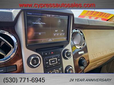 2013 Ford F-450 6.7L DIESEL LARIAT 4WD DUALLY  4X4 - Photo 20 - Auburn, CA 95603