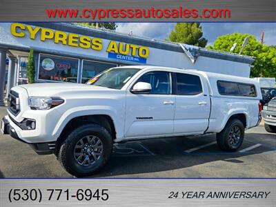 2023 Toyota Tacoma SR5 V6 LONG BED 4X4 W/CAMPER SHELL  ONE OWNER - Photo 1 - Auburn, CA 95603