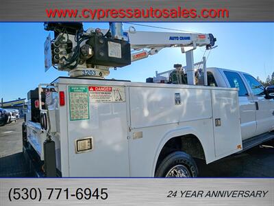 2014 Ford F-350 Super Duty 6.7L DIESEL 4X4 UTILITY BED W/CRANE   - Photo 10 - Auburn, CA 95603