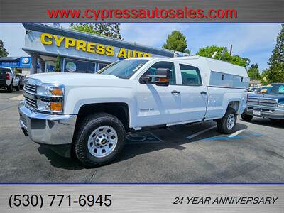 2017 Chevrolet Silverado 3500 CREW CAB 4X4 LB W/UTILITY SHELL - Photo 1 - Auburn, CA 95603