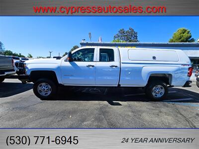 2016 Chevrolet Silverado 2500HD Long Bed 4x4 With Shell   - Photo 2 - Auburn, CA 95603