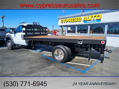 2011 FORD F550 FLAT BED LOW MILES   - Photo 3 - Auburn, CA 95603