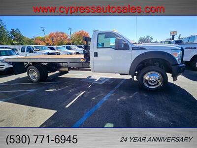 2011 FORD F550 FLAT BED LOW MILES   - Photo 8 - Auburn, CA 95603