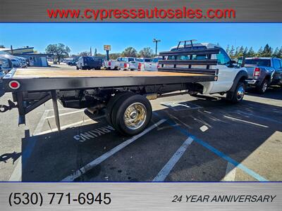 2011 FORD F550 FLAT BED LOW MILES   - Photo 7 - Auburn, CA 95603