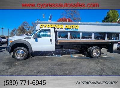 2011 FORD F550 FLAT BED LOW MILES   - Photo 1 - Auburn, CA 95603