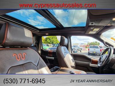 2016 Ford F-150 King Ranch CREW CAB 4X4  3.5L ECOBOOST 4X4 CREW CAB - Photo 28 - Auburn, CA 95603
