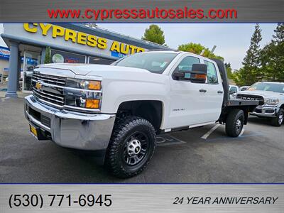 2015 Chevrolet Silverado 3500 4X4 FLAT BED LOW MILES   - Photo 2 - Auburn, CA 95603