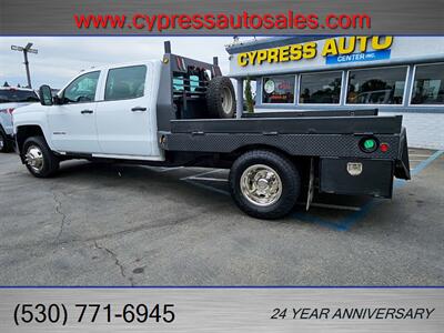2015 Chevrolet Silverado 3500HD CREW CAB DIESEL 4X4 FLATBED - Photo 3 - Auburn, CA 95603