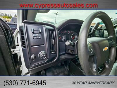 2015 Chevrolet Silverado 3500HD CREW CAB DIESEL 4X4 FLATBED - Photo 19 - Auburn, CA 95603