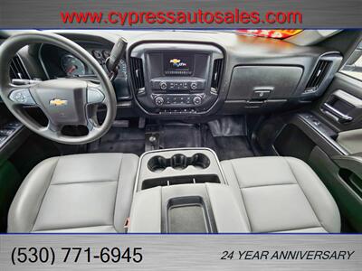 2015 Chevrolet Silverado 3500HD CREW CAB DIESEL 4X4 FLATBED - Photo 14 - Auburn, CA 95603