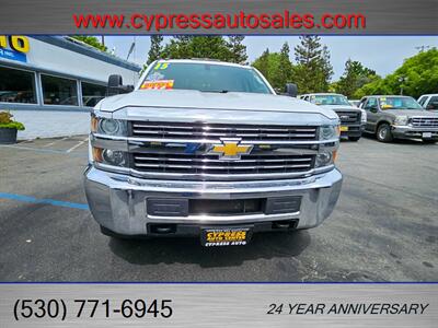 2015 Chevrolet Silverado 3500HD CREW CAB DIESEL 4X4 FLATBED - Photo 9 - Auburn, CA 95603