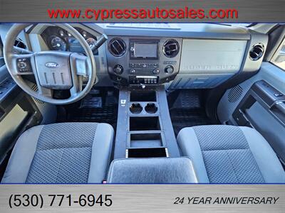 2014 FORD F450 6.7L DIESEL CREW CAB 4X4  UTILITY BED W/CRANE   - Photo 21 - Auburn, CA 95603
