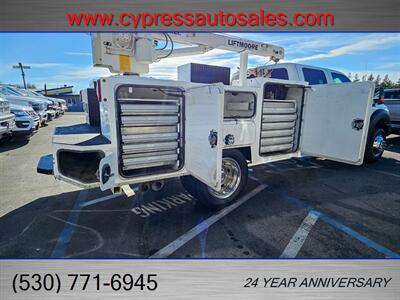 2014 FORD F450 6.7L DIESEL CREW CAB 4X4  UTILITY BED W/CRANE   - Photo 10 - Auburn, CA 95603