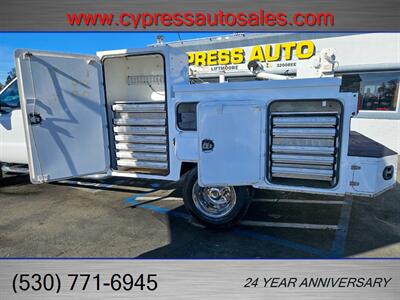 2014 FORD F450 6.7L DIESEL CREW CAB 4X4  UTILITY BED W/CRANE   - Photo 4 - Auburn, CA 95603