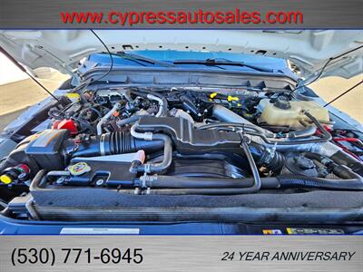 2014 FORD F450 6.7L DIESEL CREW CAB 4X4  UTILITY BED W/CRANE   - Photo 28 - Auburn, CA 95603