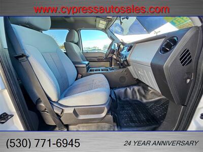 2014 FORD F450 6.7L DIESEL CREW CAB 4X4  UTILITY BED W/CRANE   - Photo 19 - Auburn, CA 95603