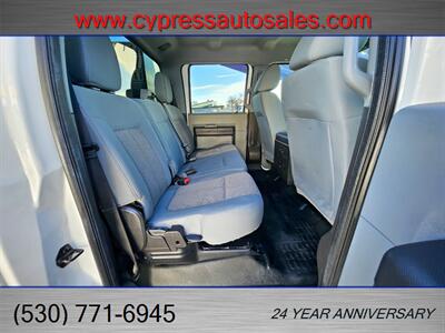 2014 FORD F450 6.7L DIESEL CREW CAB 4X4  UTILITY BED W/CRANE   - Photo 20 - Auburn, CA 95603