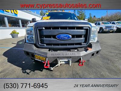2014 FORD F450 6.7L DIESEL CREW CAB 4X4  UTILITY BED W/CRANE   - Photo 16 - Auburn, CA 95603