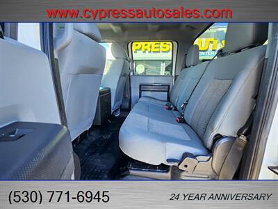 2014 FORD F450 6.7L DIESEL CREW CAB 4X4  UTILITY BED W/CRANE   - Photo 18 - Auburn, CA 95603
