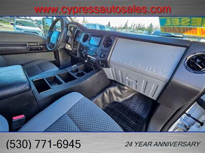 2014 FORD F450 6.7L DIESEL CREW CAB 4X4  UTILITY BED W/CRANE   - Photo 23 - Auburn, CA 95603