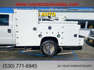 2014 FORD F450 6.7L DIESEL CREW CAB 4X4  UTILITY BED W/CRANE   - Photo 5 - Auburn, CA 95603