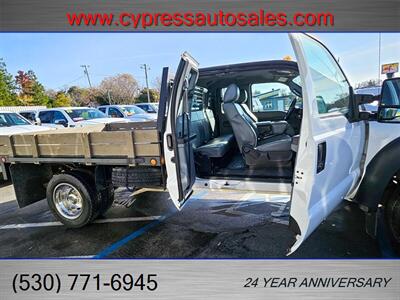 2013 FORD F450 FLAT BED 4X4 LOW MILES   - Photo 12 - Auburn, CA 95603