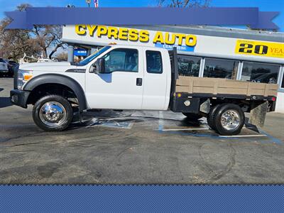 2013 FORD F450 FLAT BED 4X4 LOW MILES   - Photo 2 - Auburn, CA 95603