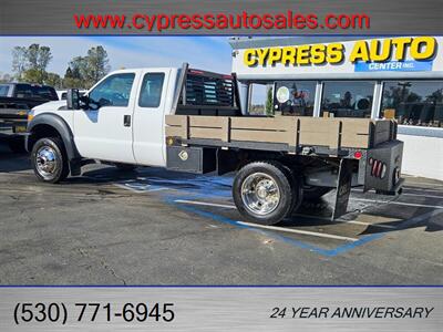 2013 FORD F450 FLAT BED 4X4 LOW MILES   - Photo 3 - Auburn, CA 95603