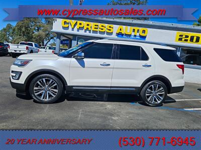 2017 Ford Explorer Platinum Moonroof/Leather/Third Row  AWD - Photo 2 - Auburn, CA 95603