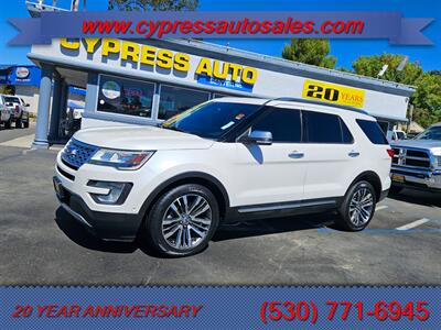 2017 Ford Explorer Platinum Moonroof/Leather/Third Row  AWD - Photo 1 - Auburn, CA 95603