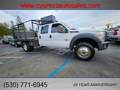 2015 Ford F-550 6.7L DIESEL 4WD FLATBED/TOMMY GATE/RACK   - Photo 10 - Auburn, CA 95603
