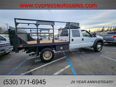 2015 Ford F-550 6.7L DIESEL 4WD FLATBED/TOMMY GATE/RACK   - Photo 9 - Auburn, CA 95603