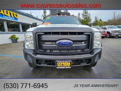 2015 Ford F-550 6.7L DIESEL 4WD FLATBED/TOMMY GATE/RACK   - Photo 11 - Auburn, CA 95603
