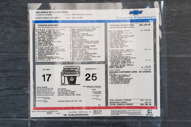 1995 Chevrolet Impala SS - Photo 50 - Neptune City, NJ 07753